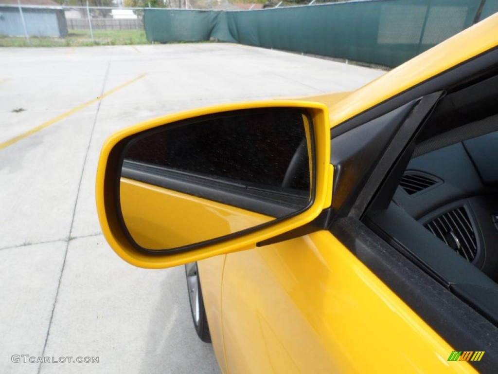 2012 Genesis Coupe 3.8 R-Spec - Interlagos Yellow / Black Leather/Red Cloth photo #13