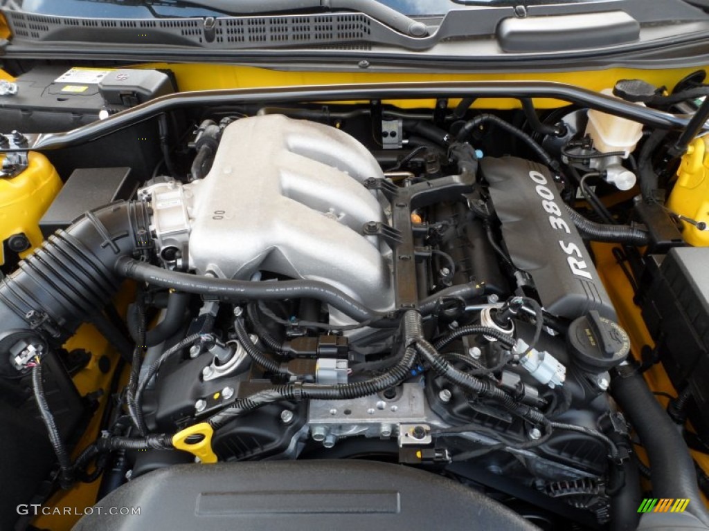 2012 Hyundai Genesis Coupe 3.8 R-Spec 3.8 Liter DOHC 24-Valve Dual-CVVT V6 Engine Photo #61751879