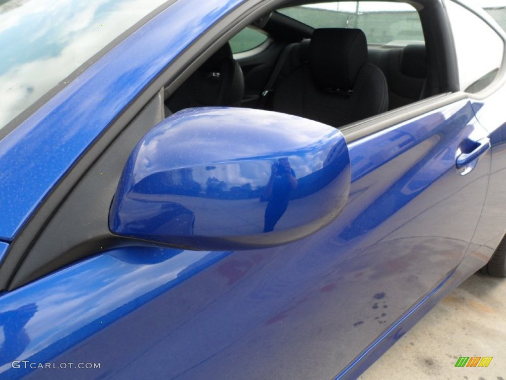 2012 Genesis Coupe 2.0T - Shoreline Drive Blue / Black Cloth photo #12