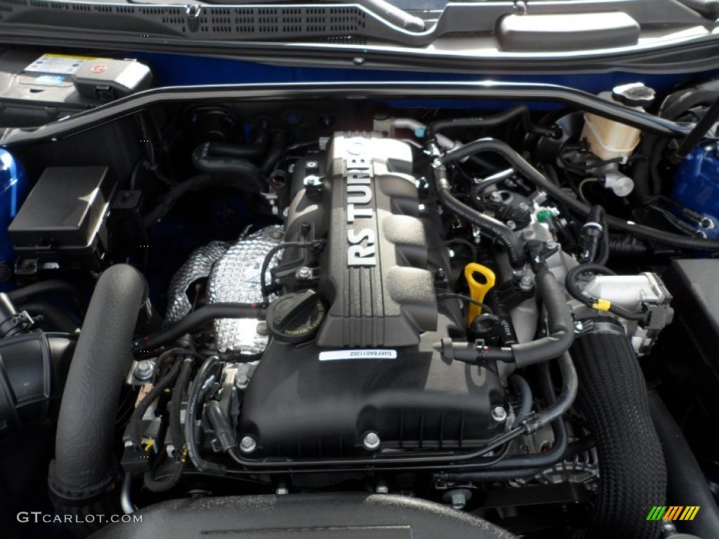 2012 Genesis Coupe 2.0T - Shoreline Drive Blue / Black Cloth photo #18