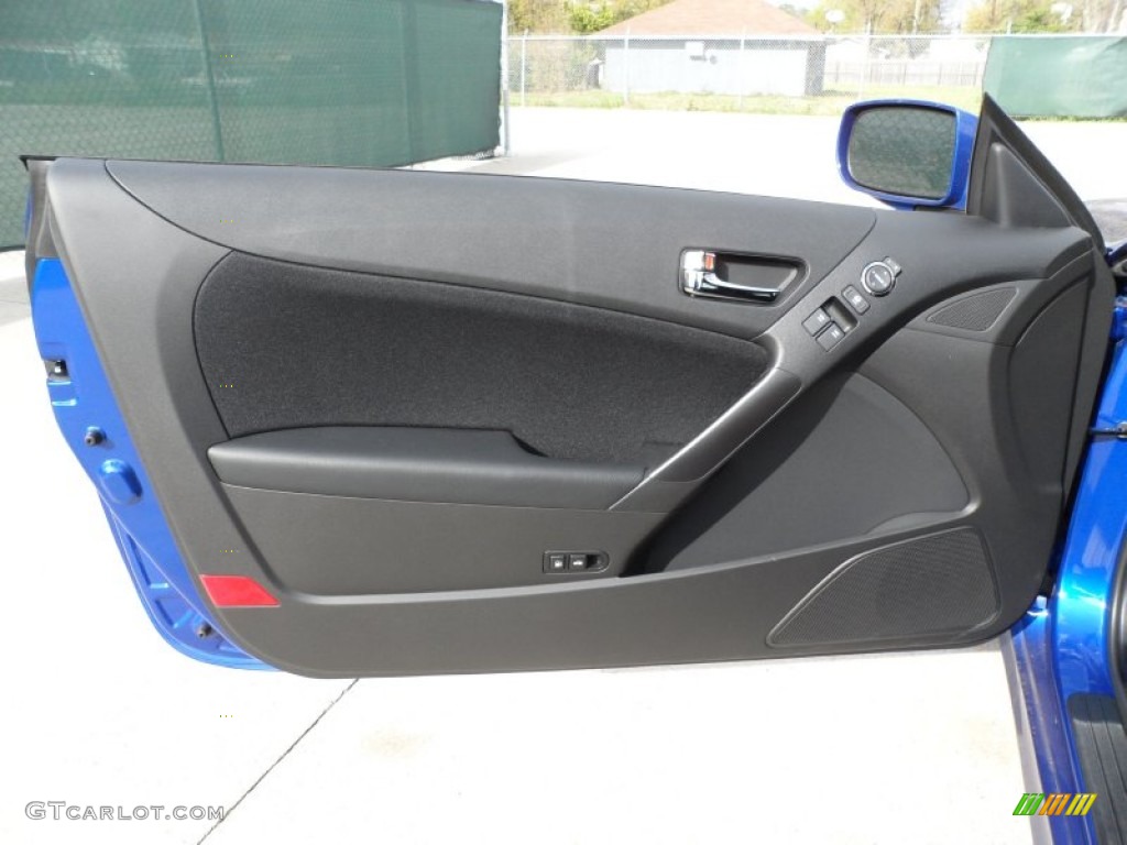 2012 Genesis Coupe 2.0T - Shoreline Drive Blue / Black Cloth photo #20
