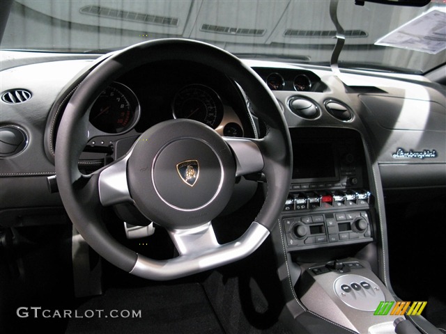 2009 Gallardo LP560-4 Coupe E-Gear - Pearl White / Black photo #7