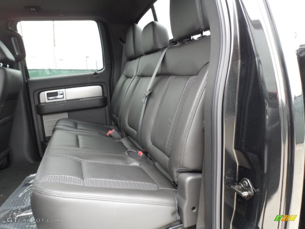 2012 Ford F150 SVT Raptor SuperCrew 4x4 Rear Seat Photo #61753187