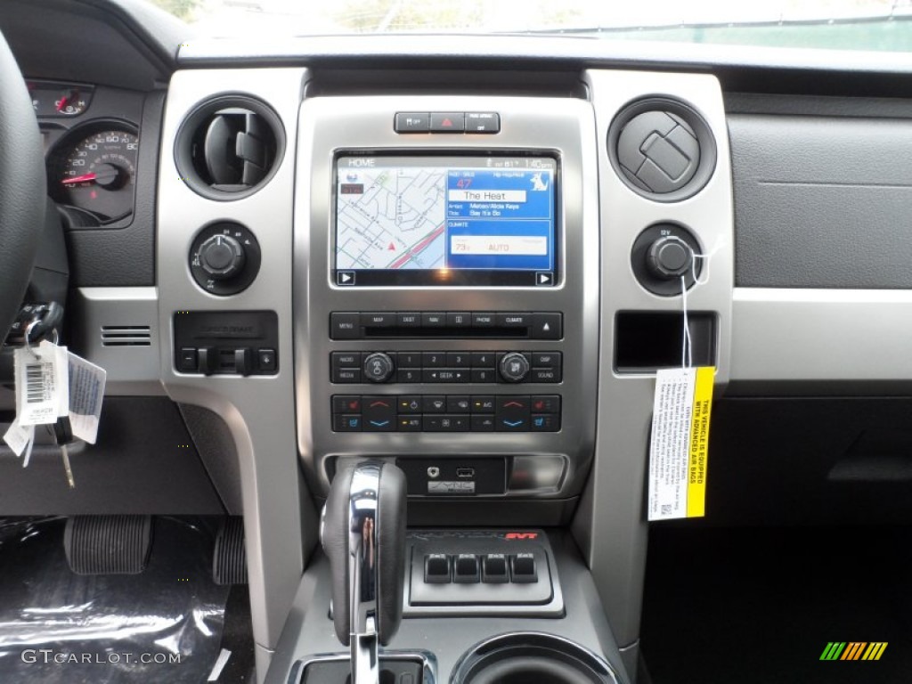 2012 Ford F150 SVT Raptor SuperCrew 4x4 Controls Photo #61753226