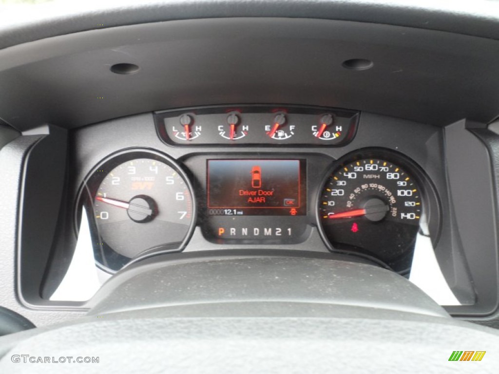 2012 Ford F150 SVT Raptor SuperCrew 4x4 Gauges Photo #61753274