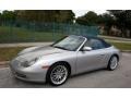 1999 Arctic Silver Metallic Porsche 911 Carrera Cabriolet  photo #3