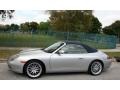 1999 Arctic Silver Metallic Porsche 911 Carrera Cabriolet  photo #4