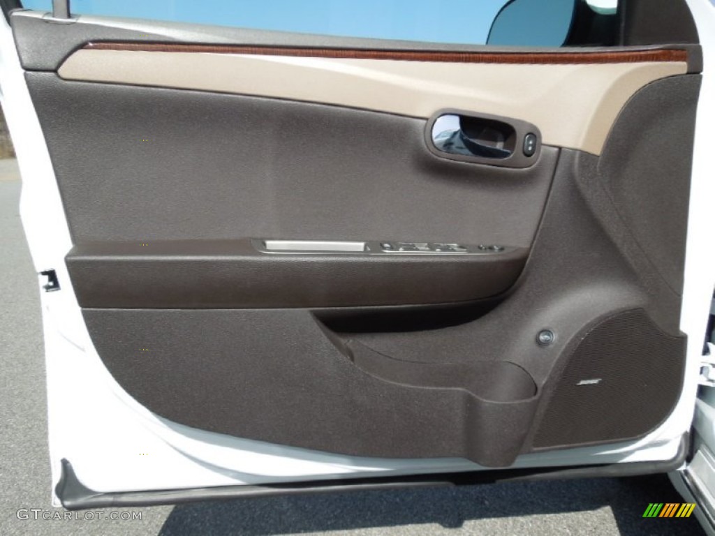 2011 Chevrolet Malibu LTZ Cocoa/Cashmere Door Panel Photo #61753982