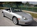 1999 Arctic Silver Metallic Porsche 911 Carrera Cabriolet  photo #21