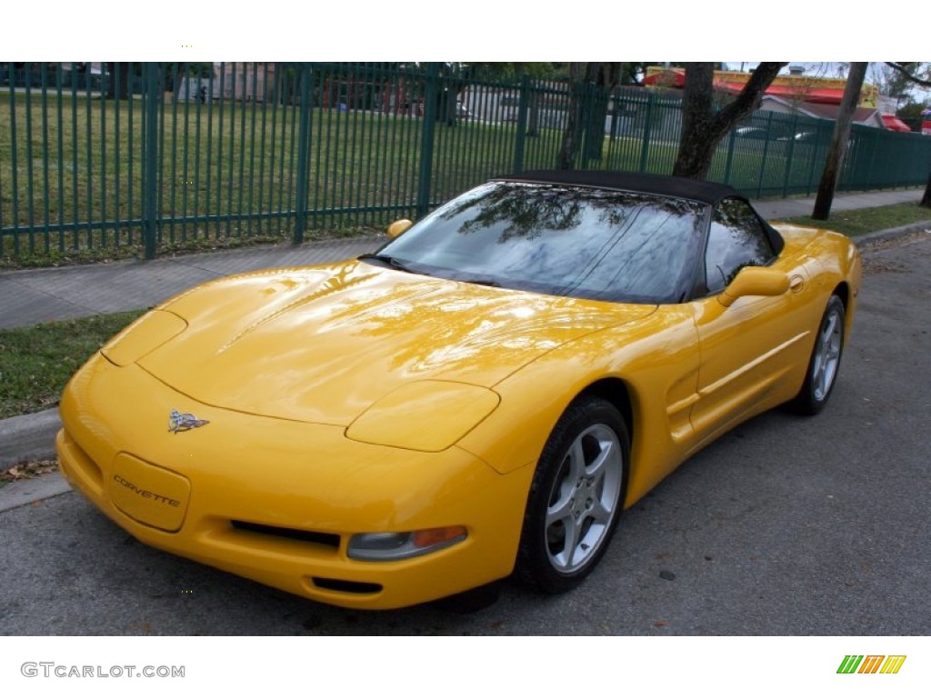 Millenium Yellow 2003 Chevrolet Corvette Convertible Exterior Photo #61754459