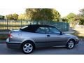 2001 Steel Gray Metallic Saab 9-3 SE Convertible  photo #12