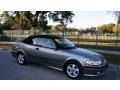 2001 Steel Gray Metallic Saab 9-3 SE Convertible  photo #16