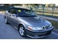 2001 Steel Gray Metallic Saab 9-3 SE Convertible  photo #20