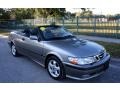 2001 Steel Gray Metallic Saab 9-3 SE Convertible  photo #26