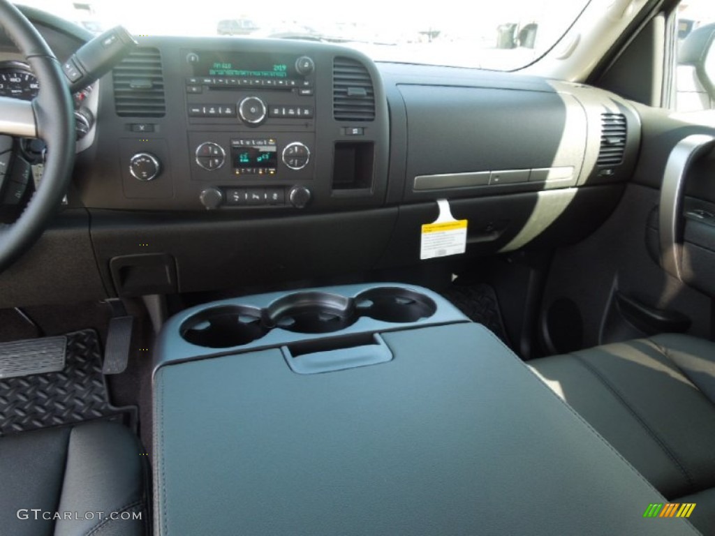 2012 Silverado 1500 LT Extended Cab 4x4 - Silver Ice Metallic / Ebony photo #16