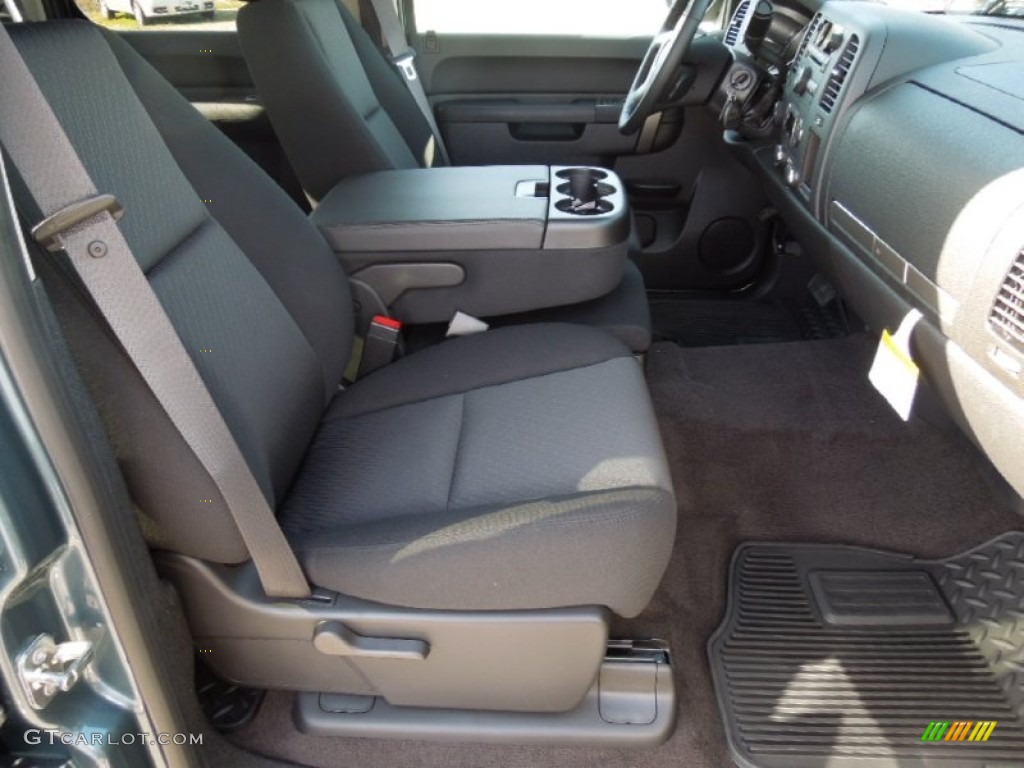 2012 Silverado 1500 LT Crew Cab 4x4 - Blue Granite Metallic / Ebony photo #18