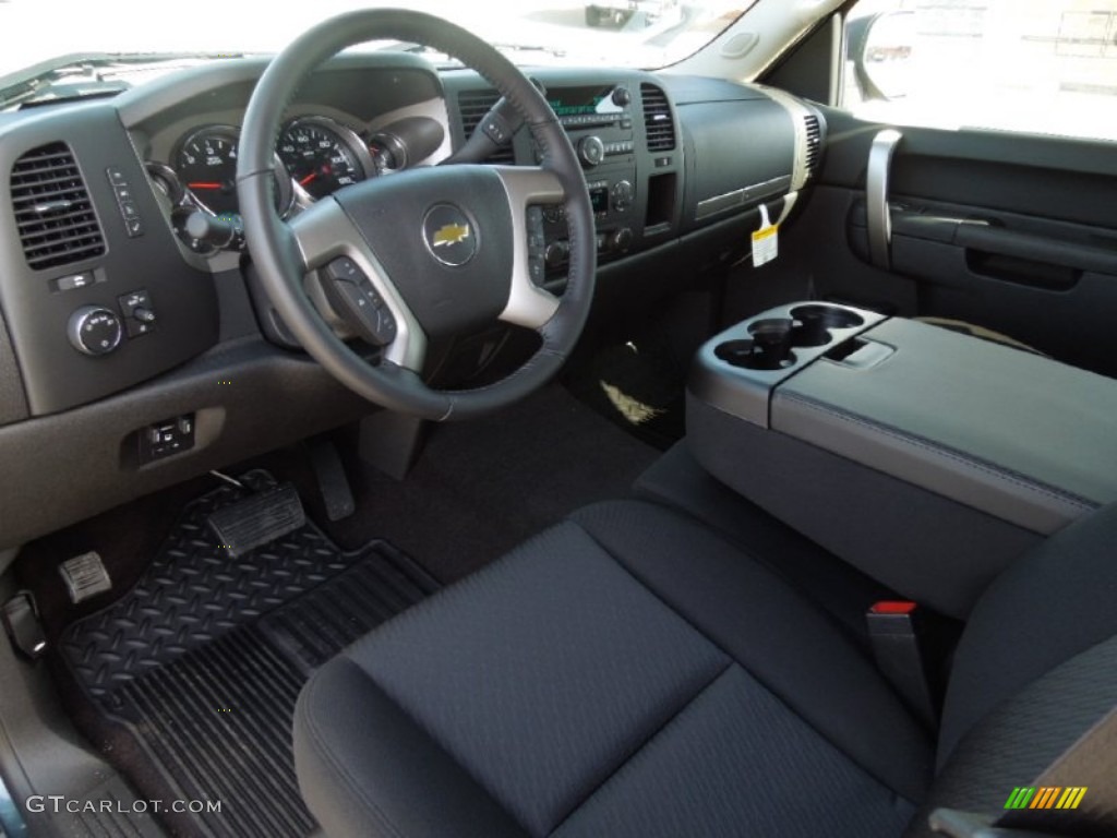 2012 Silverado 1500 LT Crew Cab 4x4 - Blue Granite Metallic / Ebony photo #23