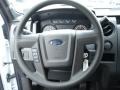 Steel Gray 2012 Ford F150 STX SuperCab 4x4 Steering Wheel