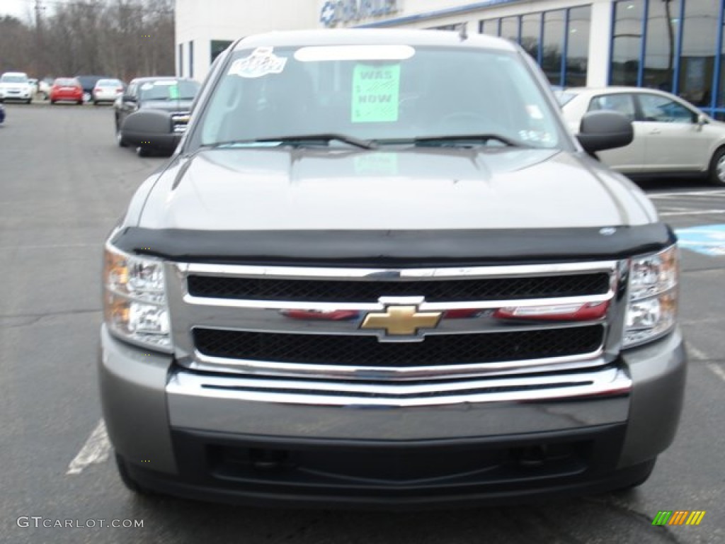 2008 Silverado 1500 LT Crew Cab 4x4 - Graystone Metallic / Ebony photo #2