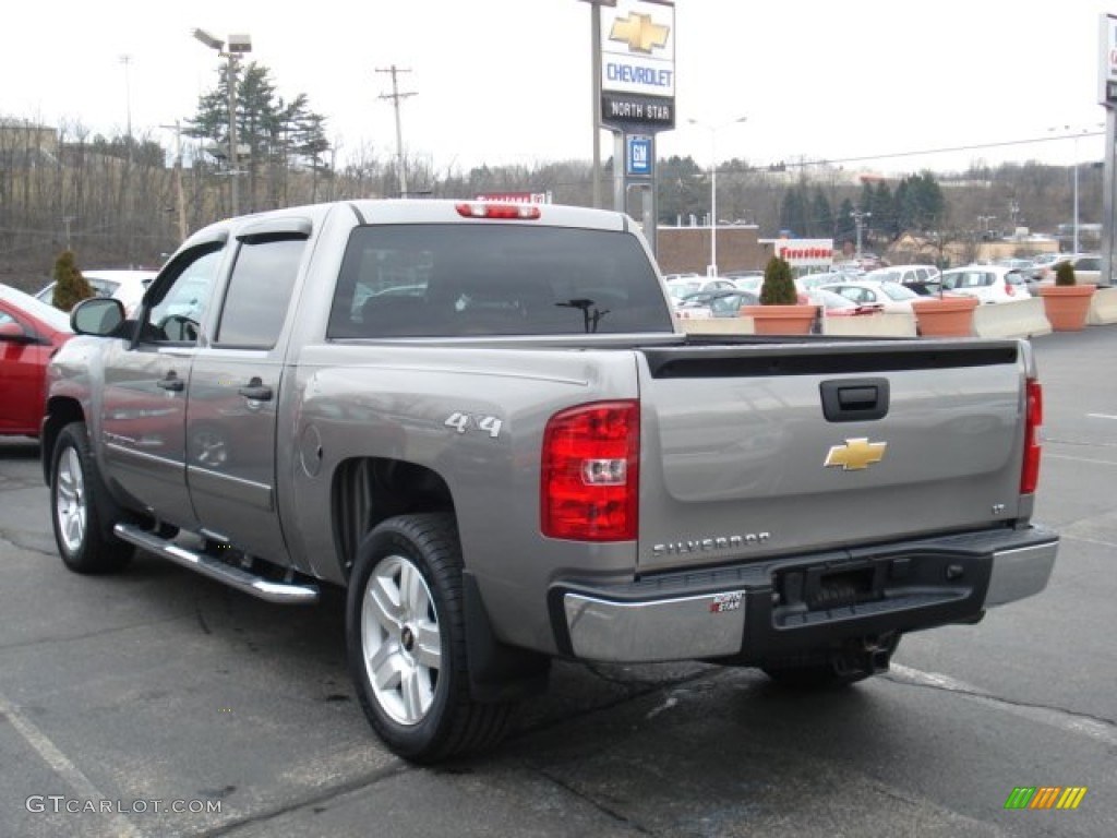 2008 Silverado 1500 LT Crew Cab 4x4 - Graystone Metallic / Ebony photo #5