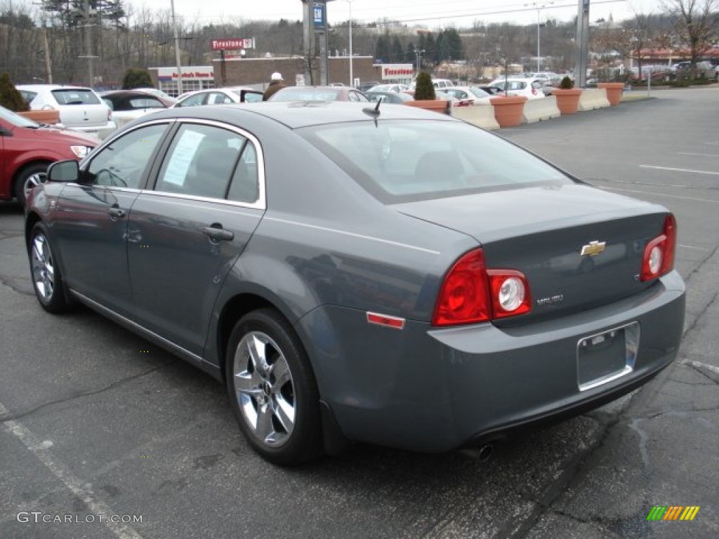 2008 Malibu LT Sedan - Dark Gray Metallic / Titanium Gray photo #5