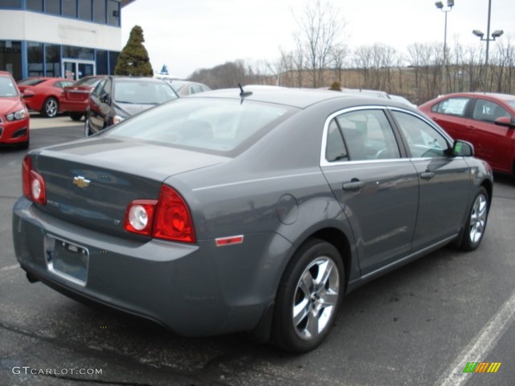 2008 Malibu LT Sedan - Dark Gray Metallic / Titanium Gray photo #7