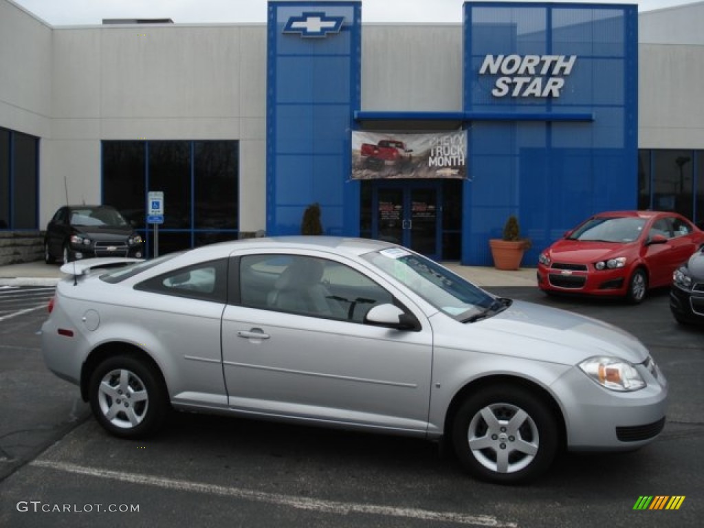 2007 Cobalt LT Coupe - Ultra Silver Metallic / Gray photo #1