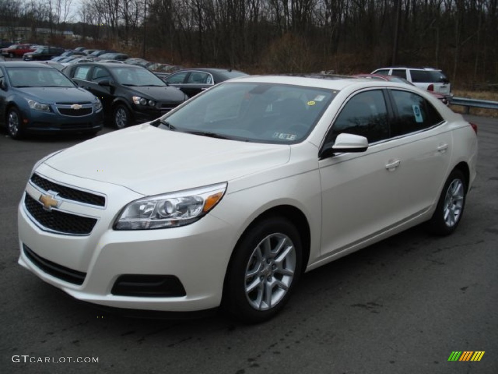 White Diamond Tricoat 2013 Chevrolet Malibu ECO Exterior Photo #61758791