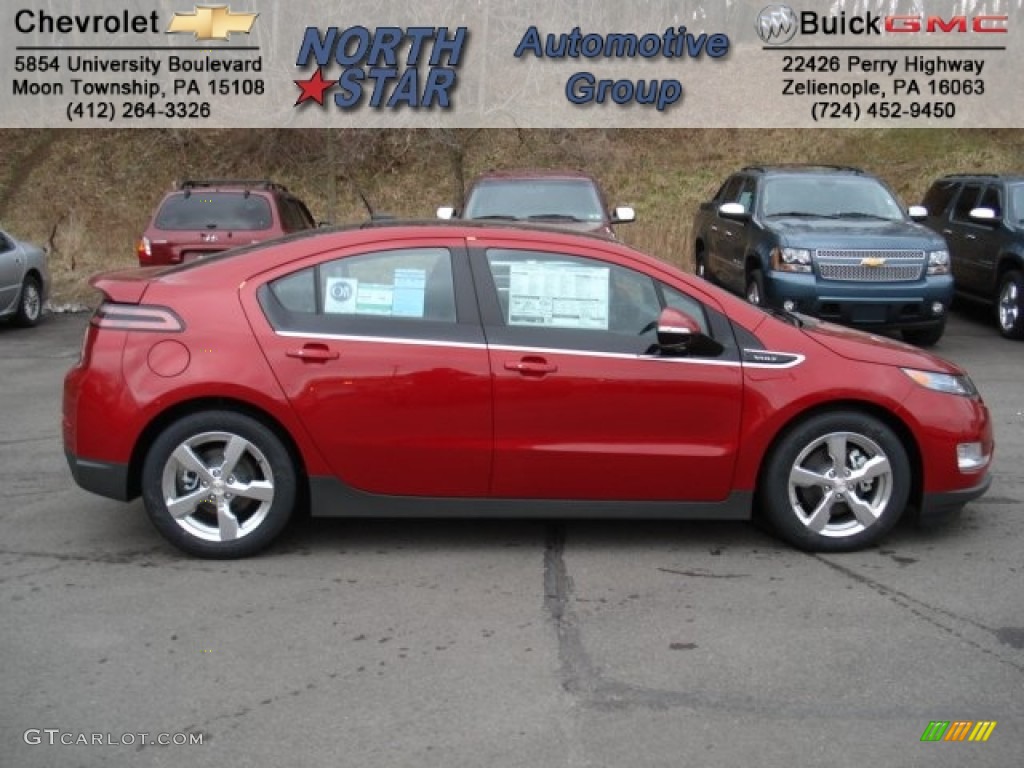 2012 Volt Hatchback - Crystal Red Tintcoat / Jet Black/Dark Accents photo #1