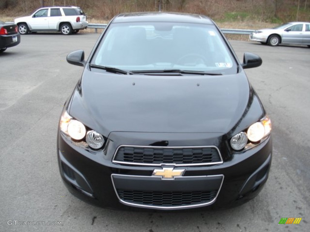 2012 Sonic LT Hatch - Black / Jet Black/Dark Titanium photo #3