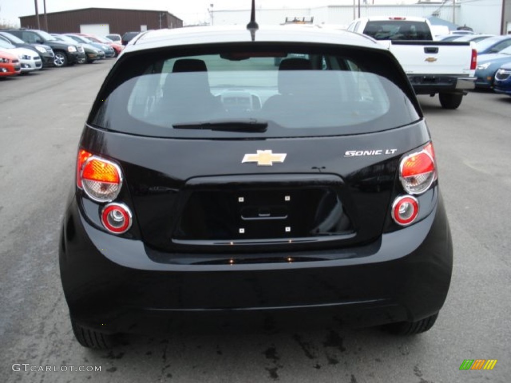 2012 Sonic LT Hatch - Black / Jet Black/Dark Titanium photo #7