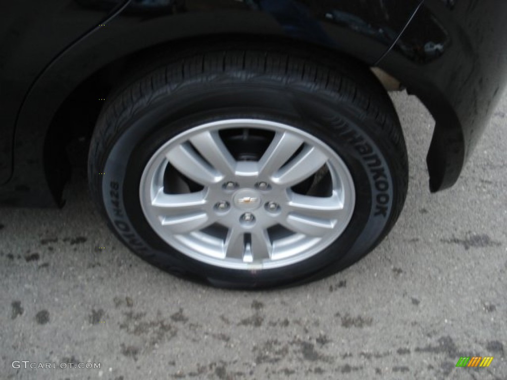 2012 Sonic LT Hatch - Black / Jet Black/Dark Titanium photo #9