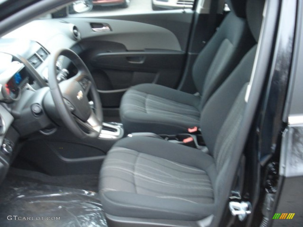 2012 Sonic LT Hatch - Black / Jet Black/Dark Titanium photo #11