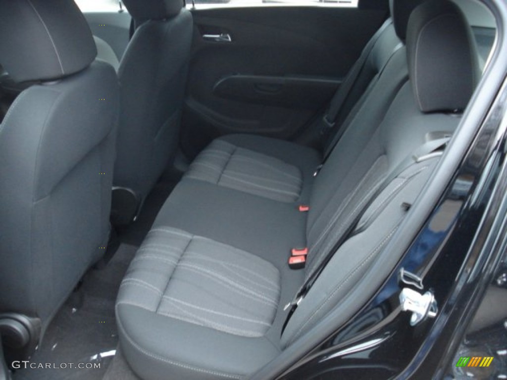 2012 Sonic LT Hatch - Black / Jet Black/Dark Titanium photo #13