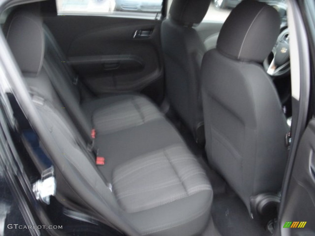 2012 Sonic LT Hatch - Black / Jet Black/Dark Titanium photo #15