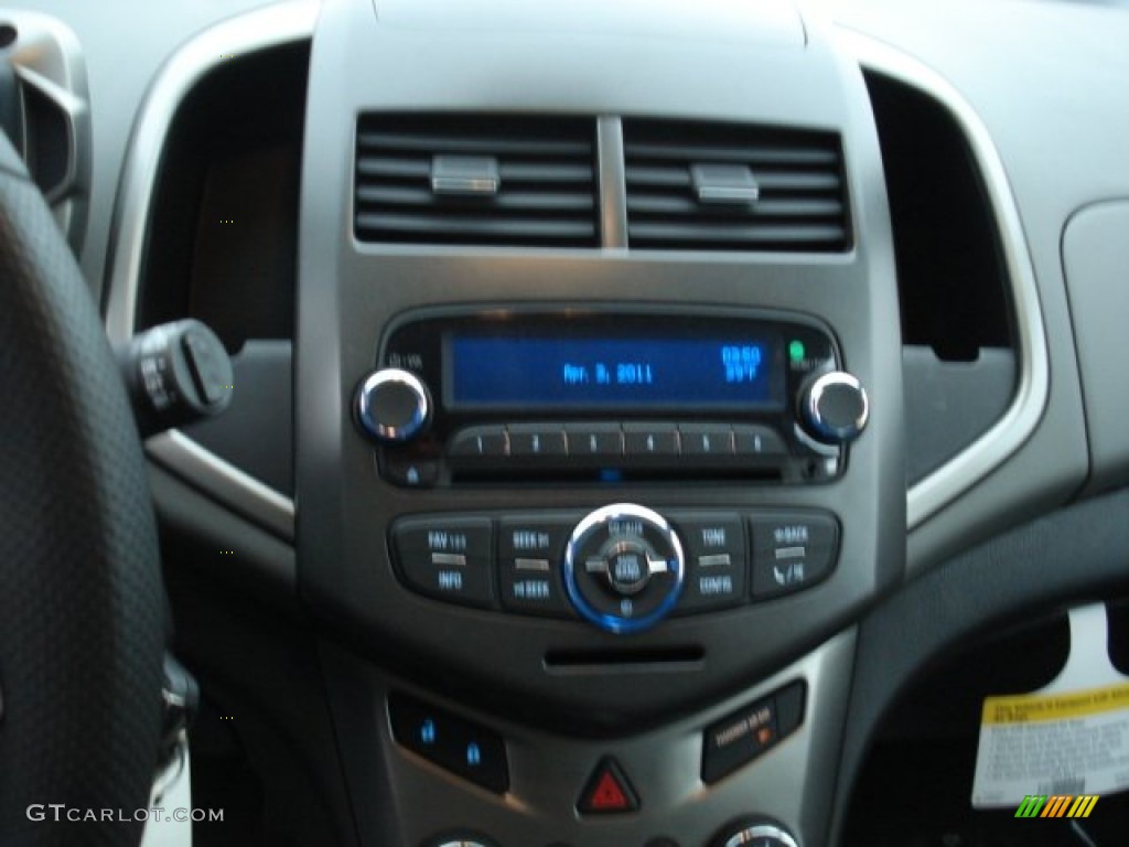 2012 Sonic LT Hatch - Black / Jet Black/Dark Titanium photo #17