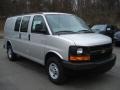 2012 Sheer Silver Metallic Chevrolet Express 2500 Cargo Van  photo #2