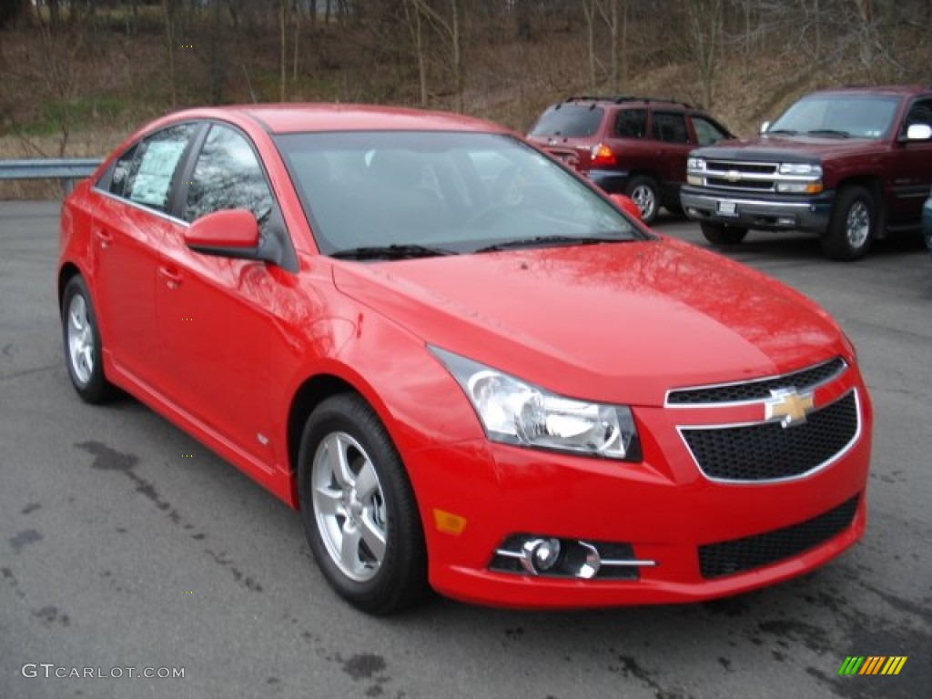 Victory Red 2012 Chevrolet Cruze LT Exterior Photo #61759685