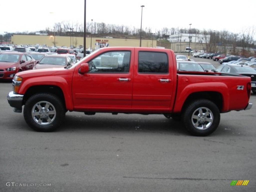 2012 Colorado LT Crew Cab 4x4 - Victory Red / Ebony photo #5