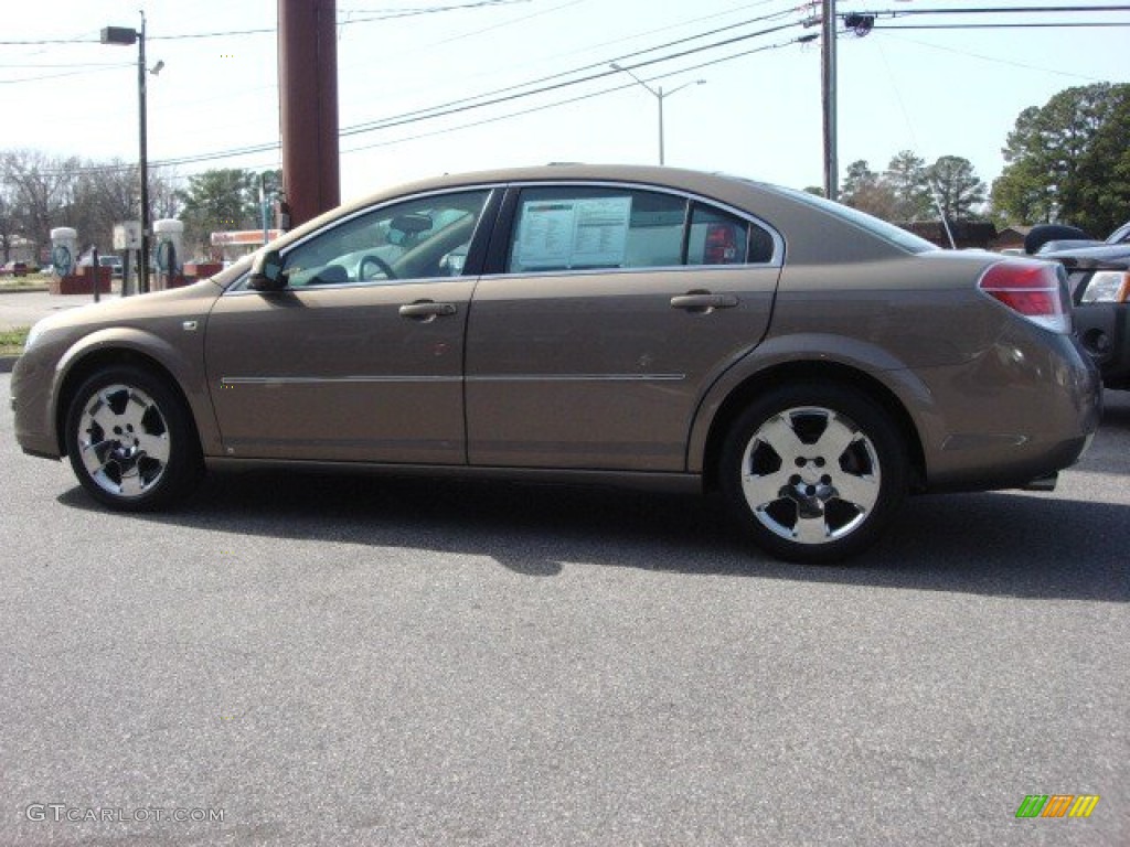 2008 Aura XE - Bronzed Pewter / Tan photo #3