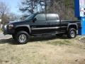 2004 Onyx Black GMC Sierra 2500HD SLE Crew Cab 4x4  photo #3