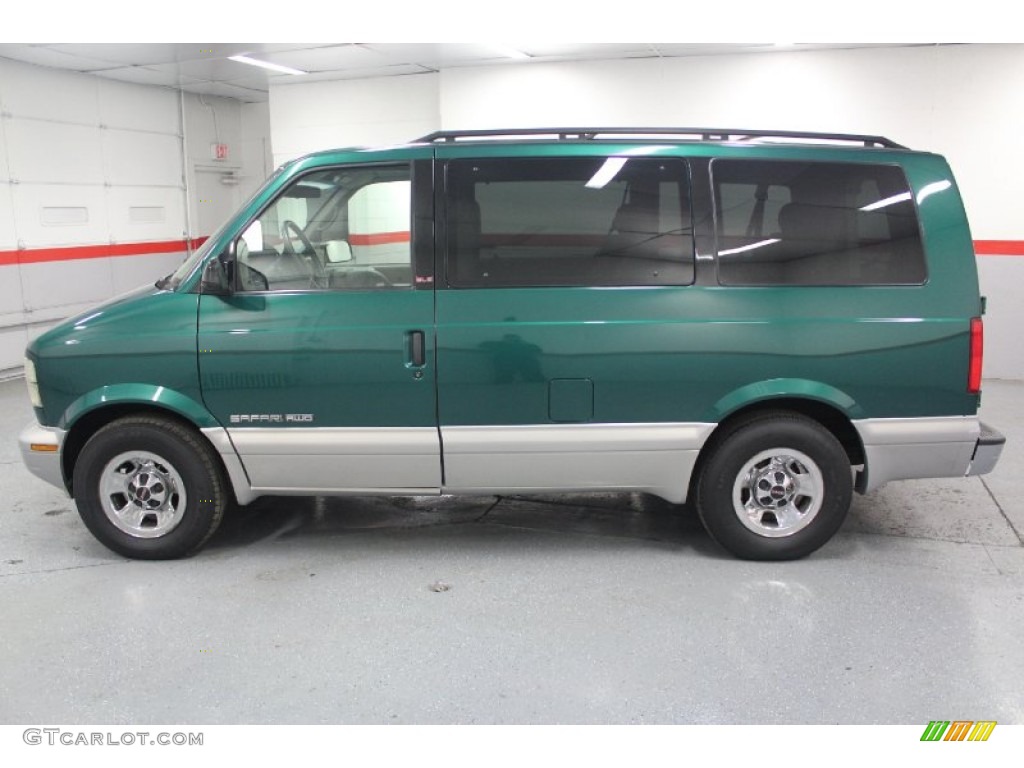 1999 Safari SLE AWD - Forest Green Metallic / Pewter photo #11