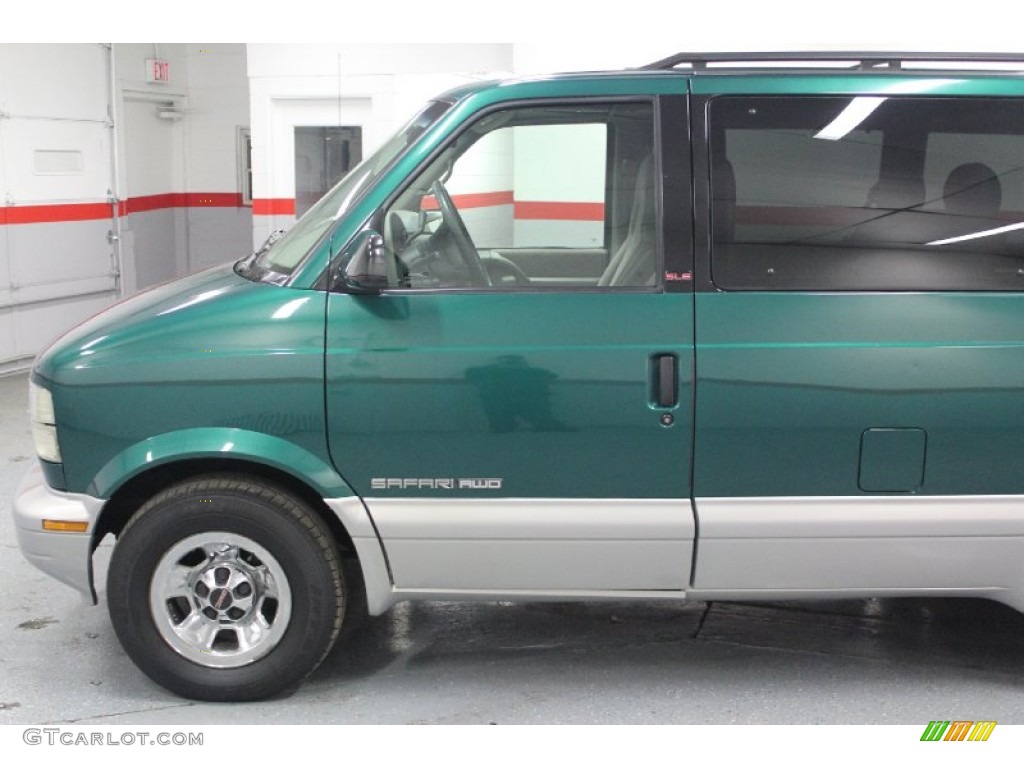 1999 Safari SLE AWD - Forest Green Metallic / Pewter photo #13