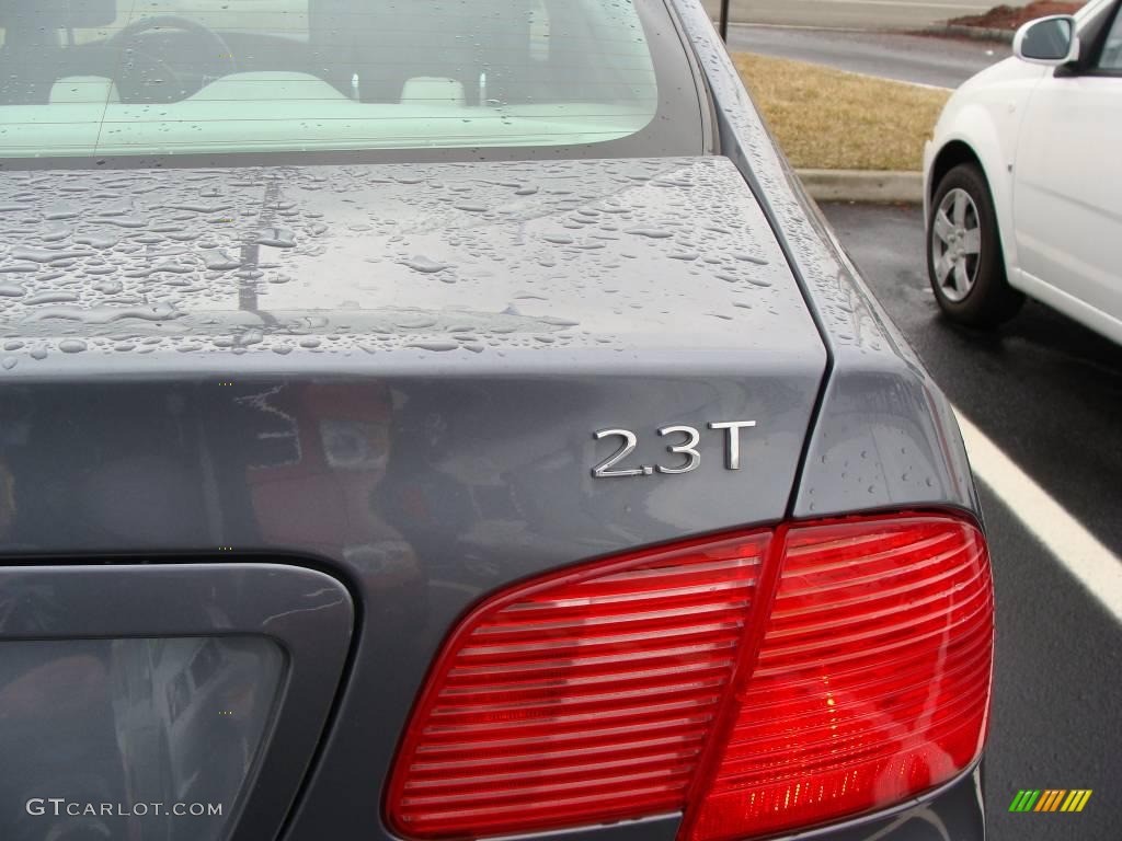 2007 9-5 2.3T Sedan - Titan Gray Metallic / Black photo #6