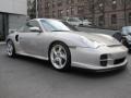 Arctic Silver Metallic 2002 Porsche 911 GT2