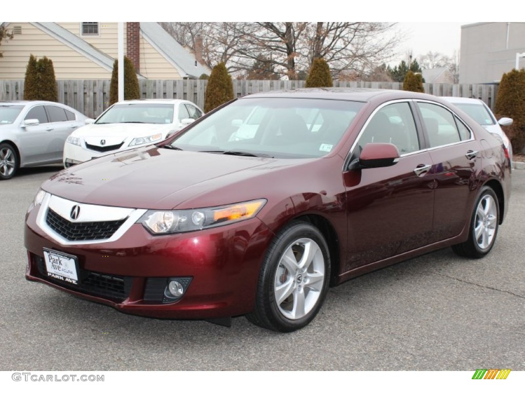 Basque Red Pearl 2009 Acura TSX Sedan Exterior Photo #61764596