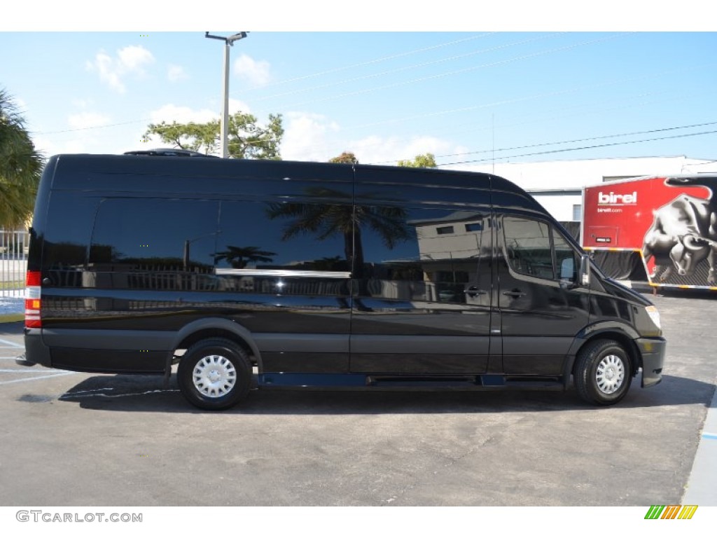 Black 2010 Mercedes-Benz Sprinter 2500 High Roof Limousine Exterior Photo #61765502