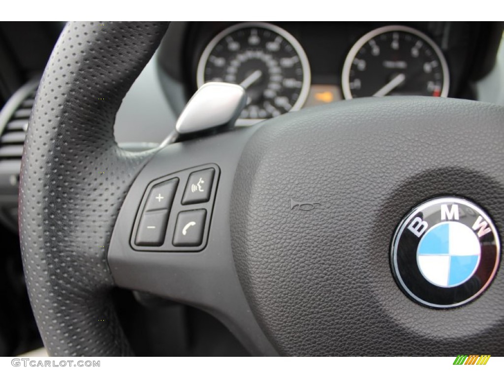 2008 1 Series 135i Convertible - Black Sapphire Metallic / Coral Red photo #15