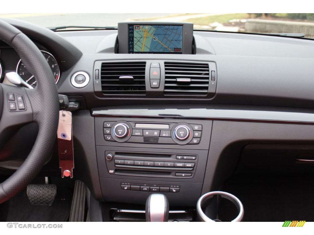 2008 1 Series 135i Convertible - Black Sapphire Metallic / Coral Red photo #18