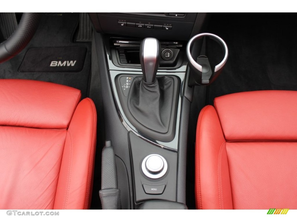 2008 1 Series 135i Convertible - Black Sapphire Metallic / Coral Red photo #19